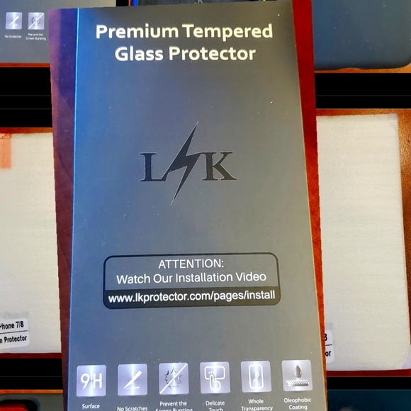 NEW CordKing case iPhone SE 6/7/8&Screen protector - Picture 2 of 2